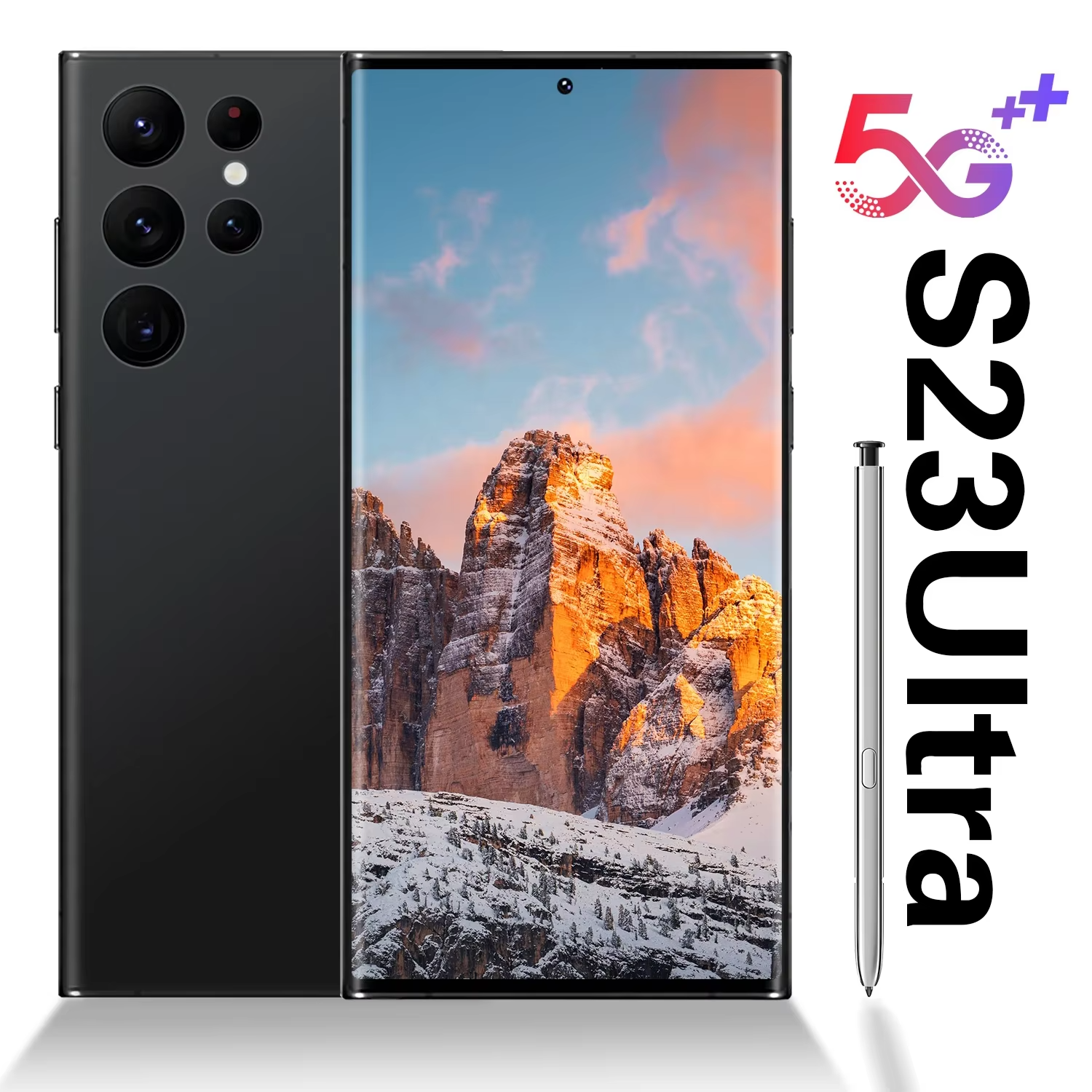 NEW 7.3 Inch S23 Ultra Smartphones Brand New 5g Network Cellphone 16g+1tb Dual Sim Android Unlocked Mobile Phone 3G&4G Cellphone